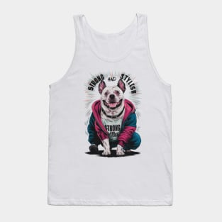 Strong and stylish bullterrier Tank Top